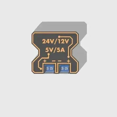 24V/12V转5V模块外壳 多色