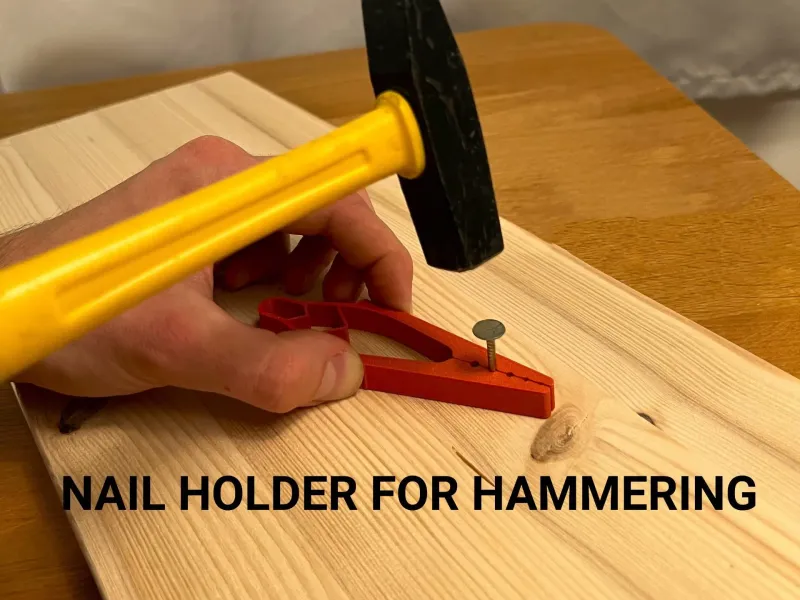 Nail Holder for Hammering