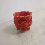 玫瑰花版多肉花盆