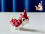 Wurmple宝可梦0265刺尾虫 分色打印-3
