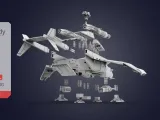 女武神直升机3D打印模型适合FDM打印-3
