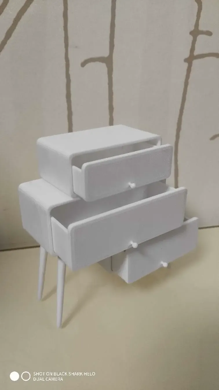 迷你家具-三层储物柜