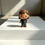 呆呆的小女孩
