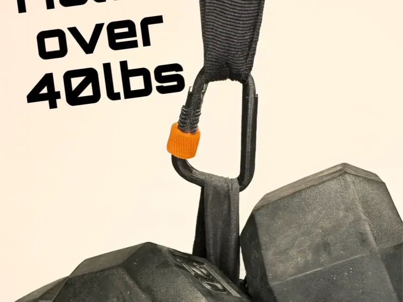 Carabiner with Threaded Lock