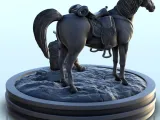 Cowboy sitting next to his horse (7) - Old West Figure mini-2