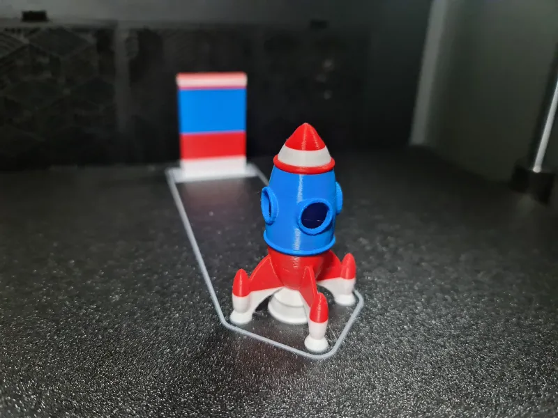 Rocky 小型火箭飞船校准测试设置 Benchy