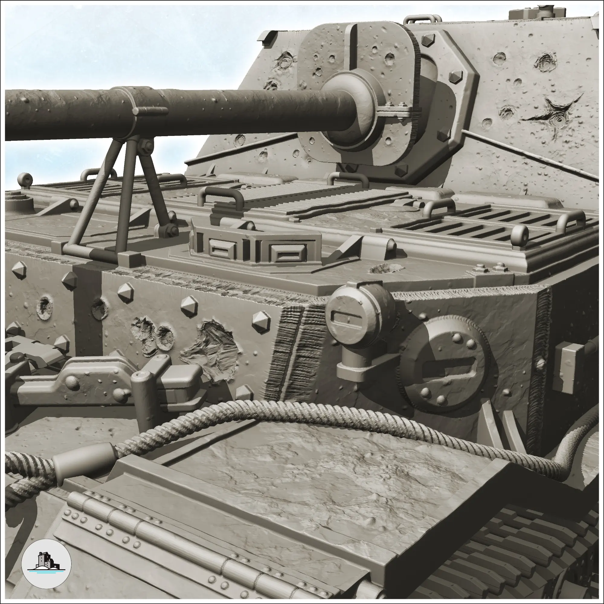 Jagdpanzer Ferdinand - WW2 German Flames War Bolt Action