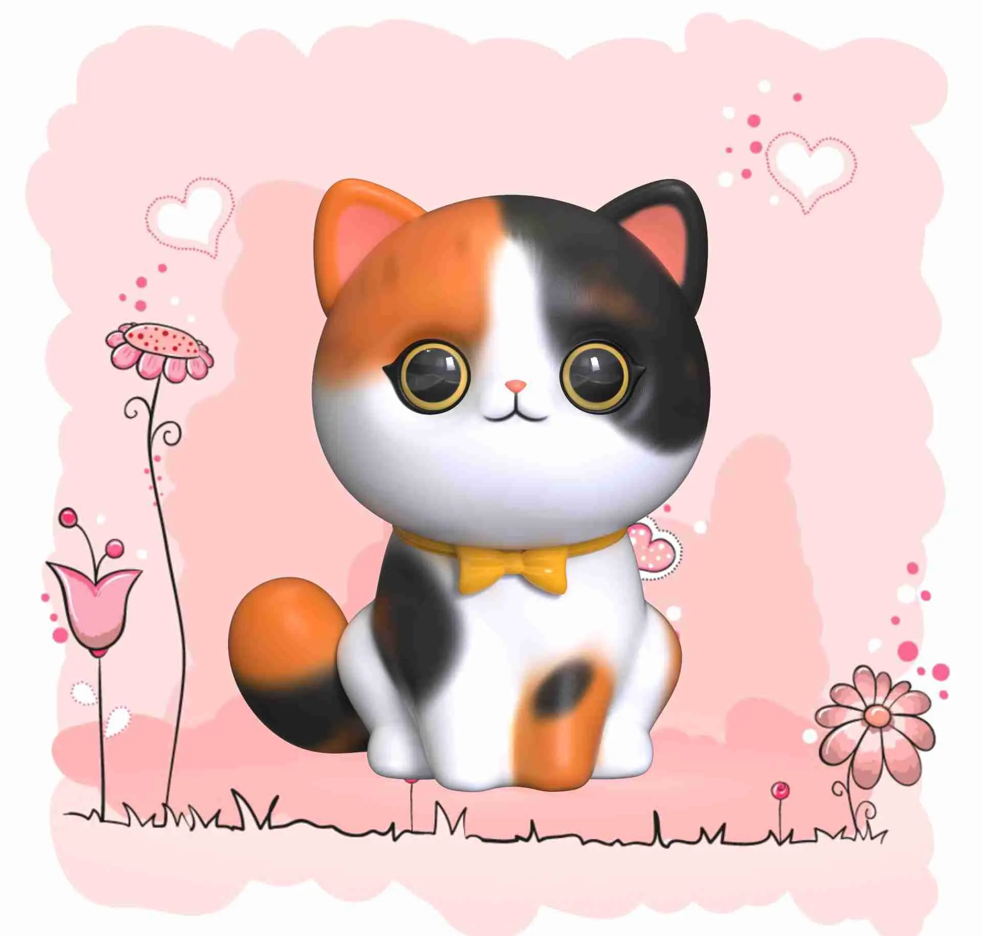 卡通猫咪