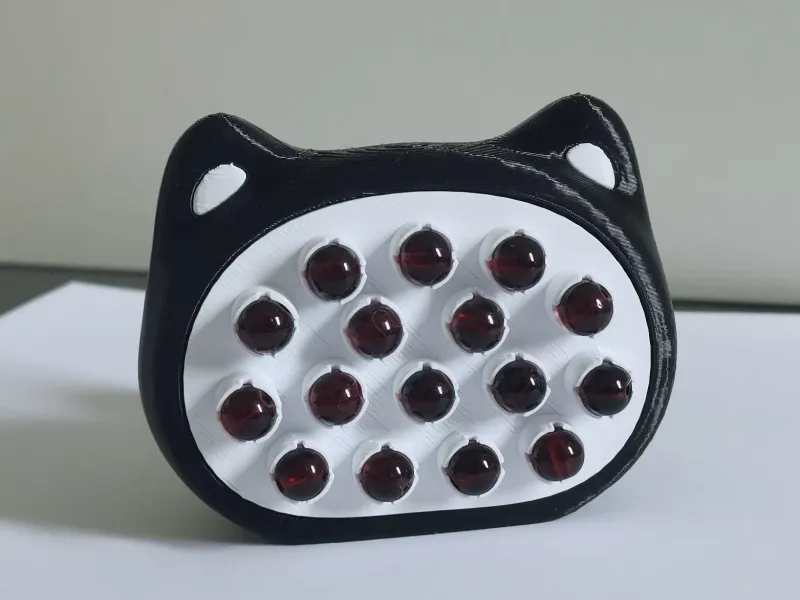 猫猫形滚珠按摩器