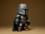 Mini Mandalorian Figurine-4