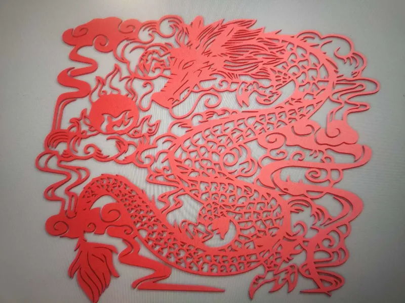 中国龙窗花