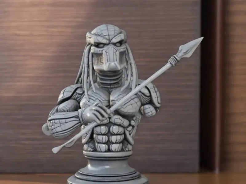 Predator - Warrior Statue