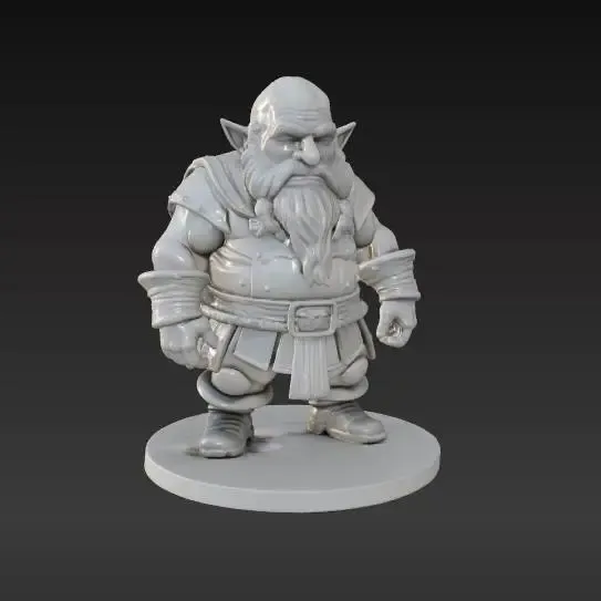 Dwarf / Zwerg - Tabletop figure without weapons