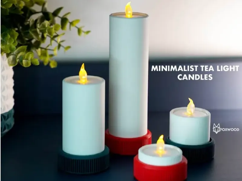 Minimalist Tea Light Candles