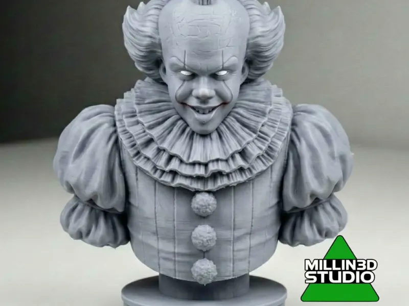 Stephen King IT Pennywise Clown Bust statue