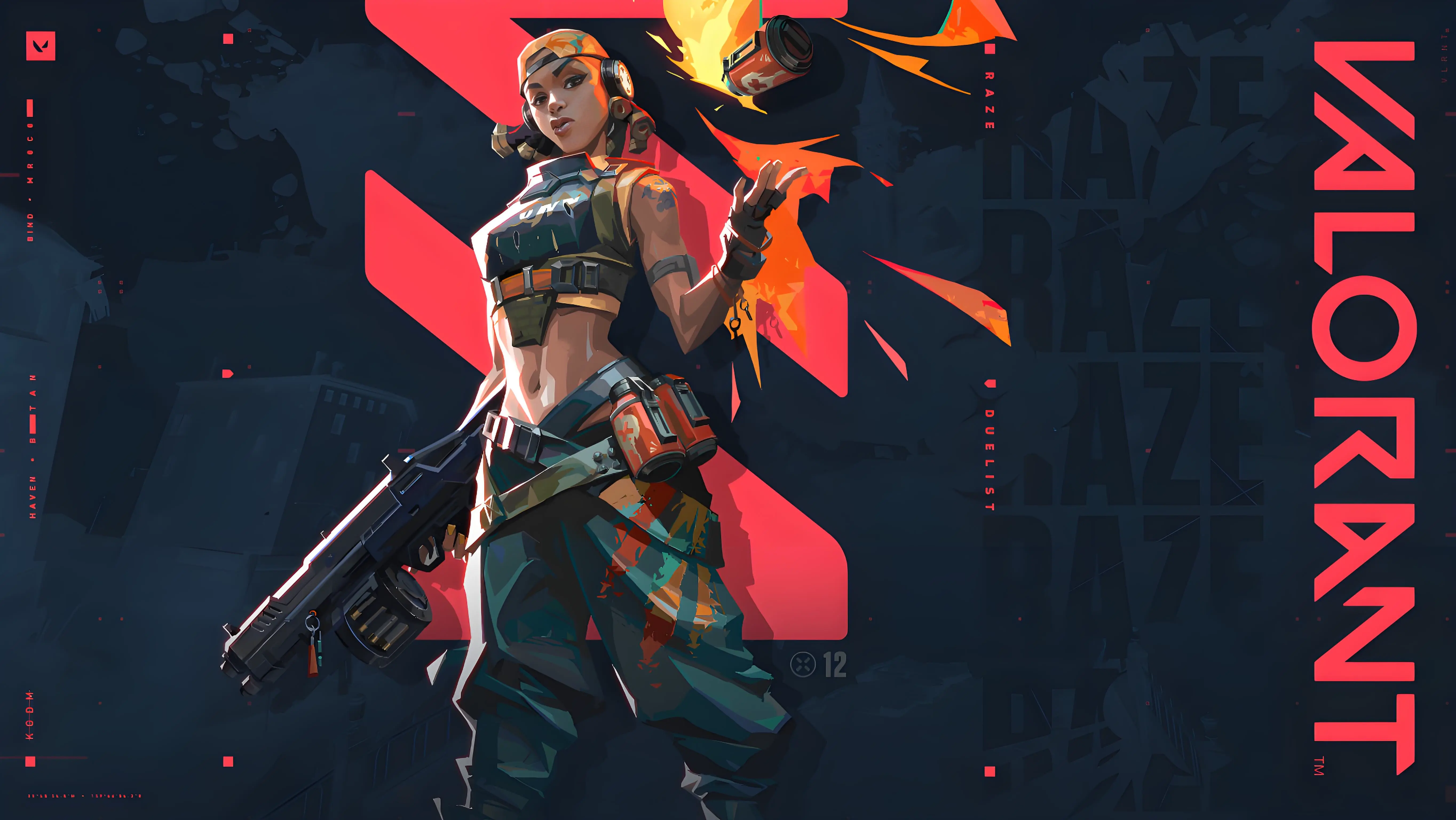 《无畏契约(Valorant)》炸弹人RAZE