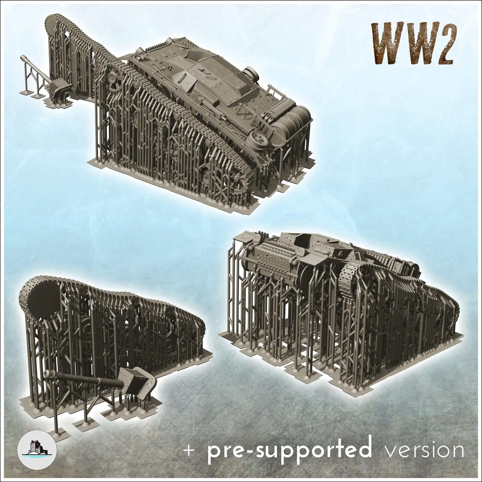 StuG III Ausf. G - WW2 German Flames of War Bolt Action