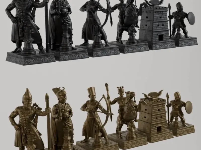 Historical Chess – Nubian Kingdom of Kush – Pharaoh Taharqa