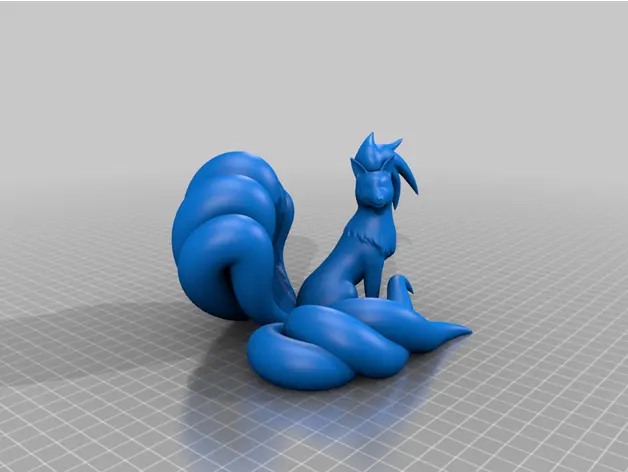 【宠物小精灵】宝可梦-九尾 作者：Ninetales-Ninetales(Pokemon)