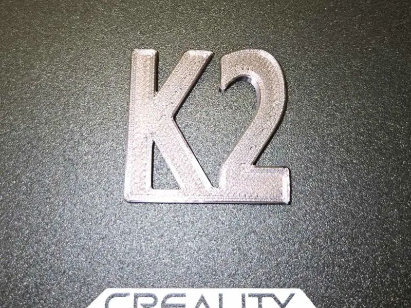 Simple Creality K2 combo logo sign