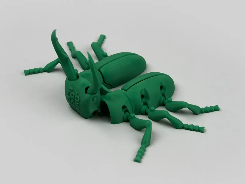 可折叠的雄鹿甲虫