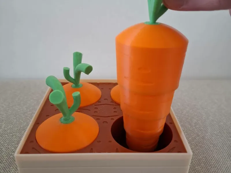 Jeu carottes à piocher - Carrot pick game