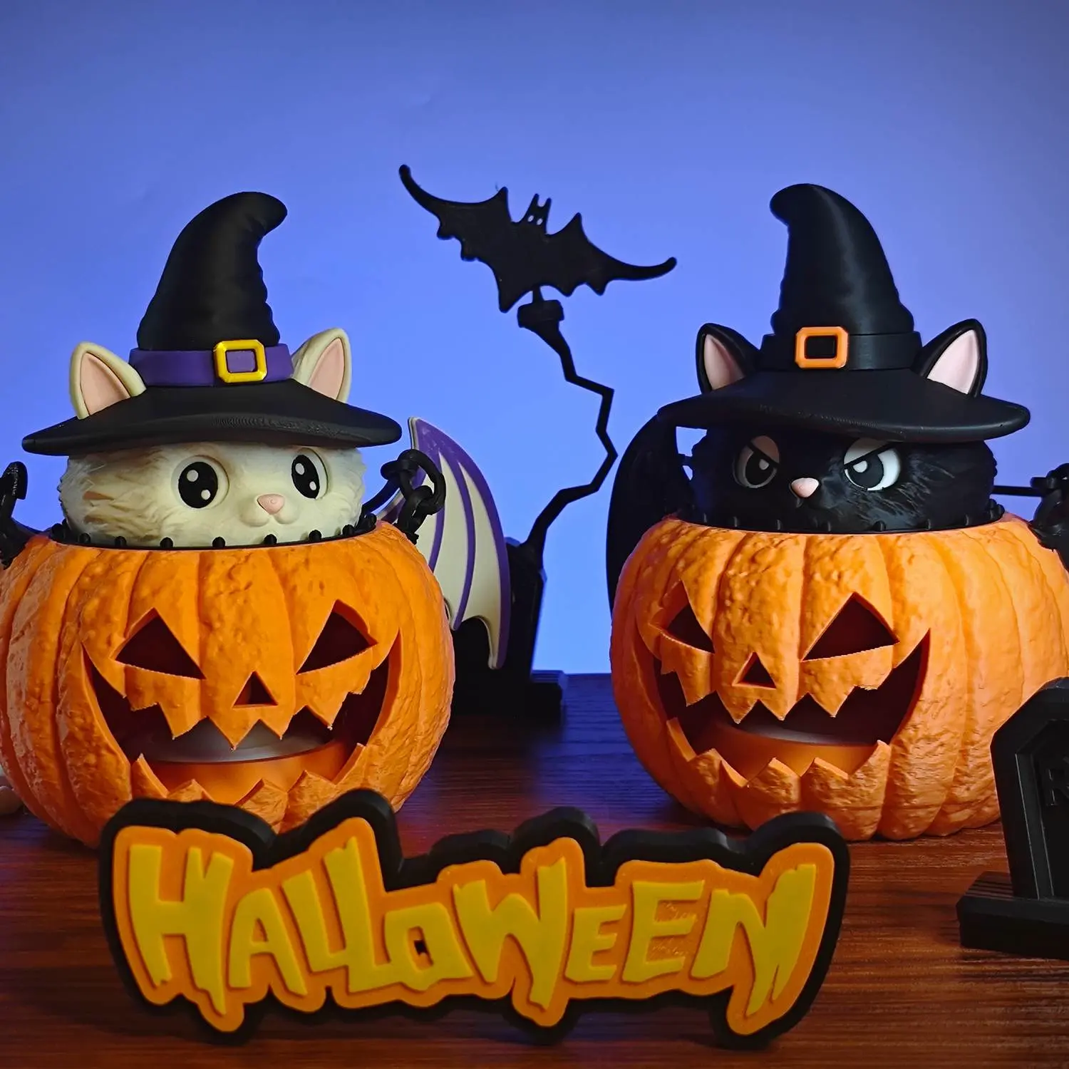 夜之魔法猫 · 南瓜灯