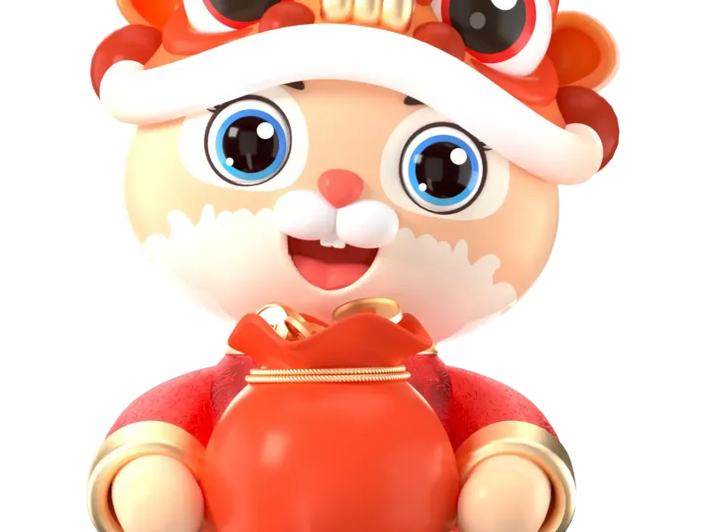 小兔子抱财