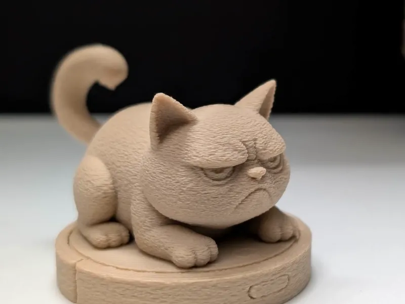 Grumpy Cat on a Roomba