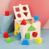 多孔智力盒 益智模玩