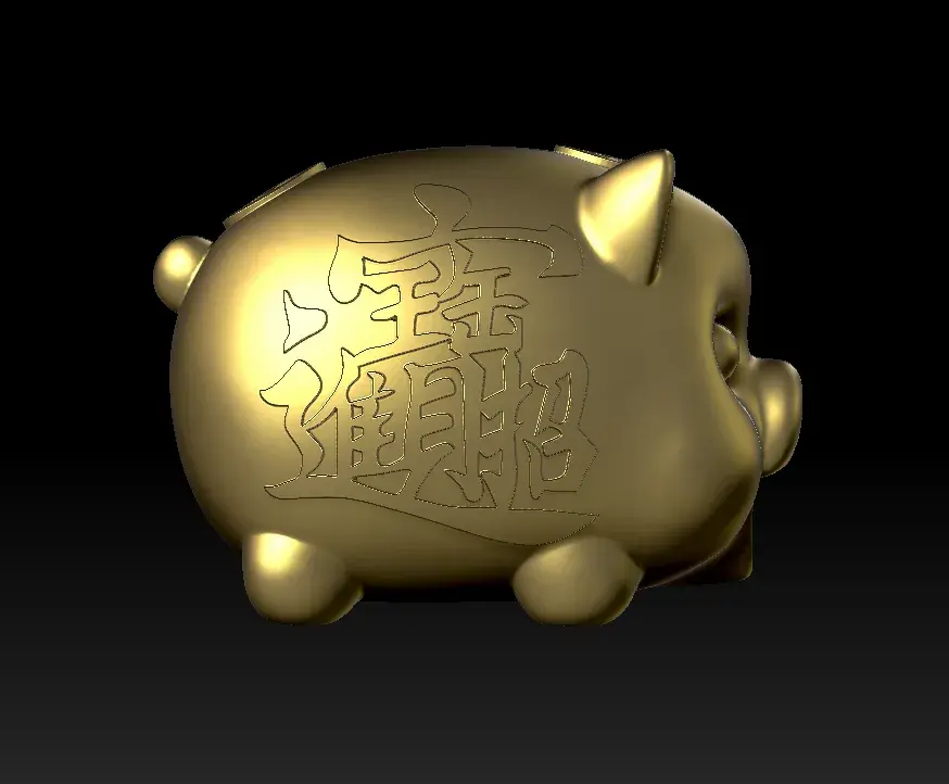 金猪存钱罐