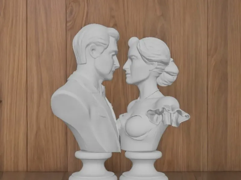 Love Statue (Wedding Couple)