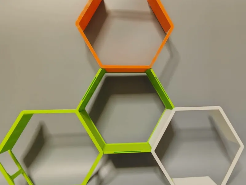 六边形轻量收纳展示架