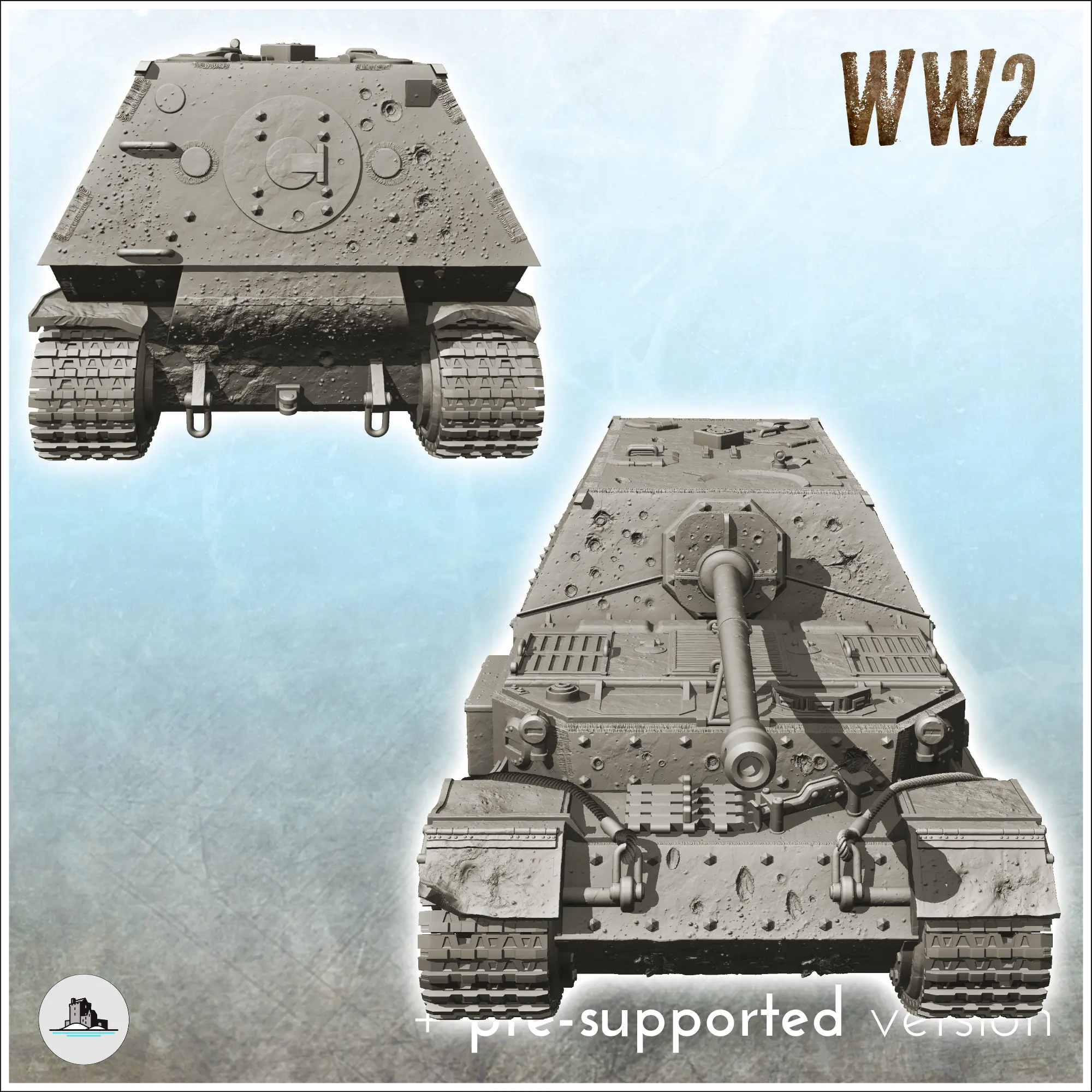 Jagdpanzer Ferdinand - WW2 German Flames War Bolt Action