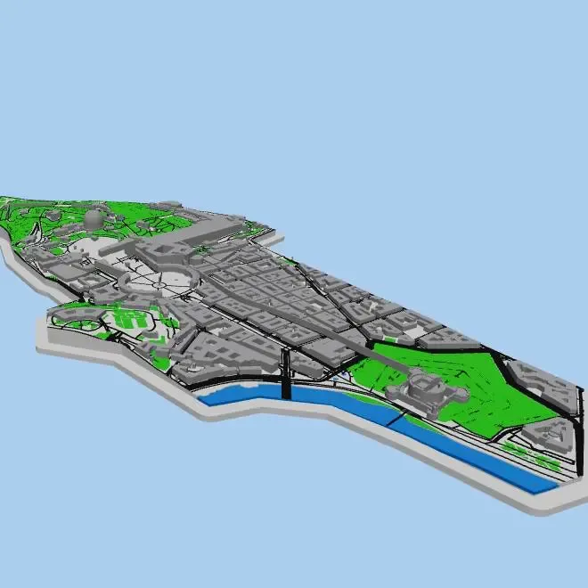 教廷（梵蒂冈）沙盘微缩模型 Vatican City Scale Model