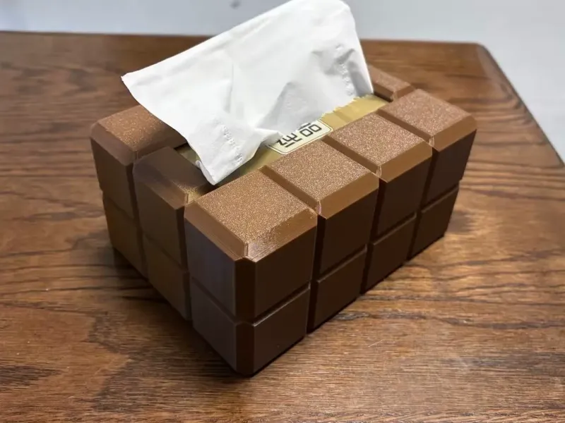 巧克力外观纸巾盒（抽纸盒）