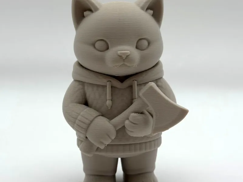 Hoodie Cat with Axe