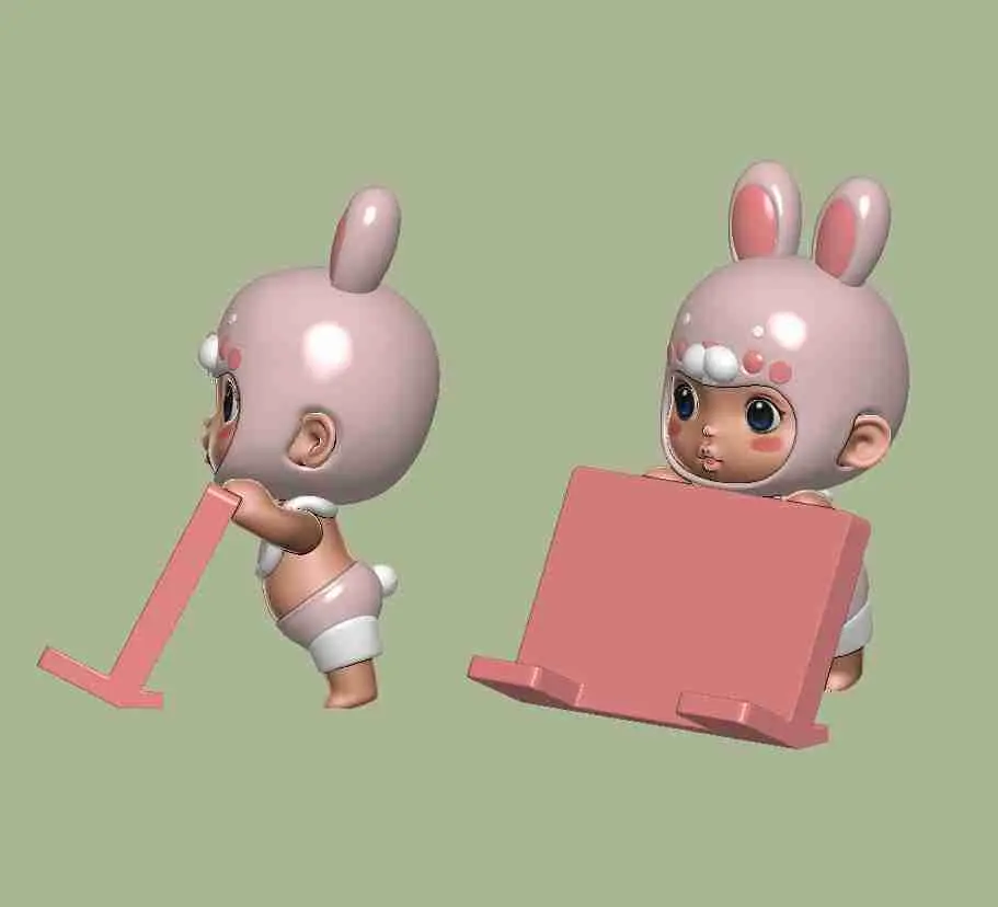 兔宝宝手机支架（横屏）