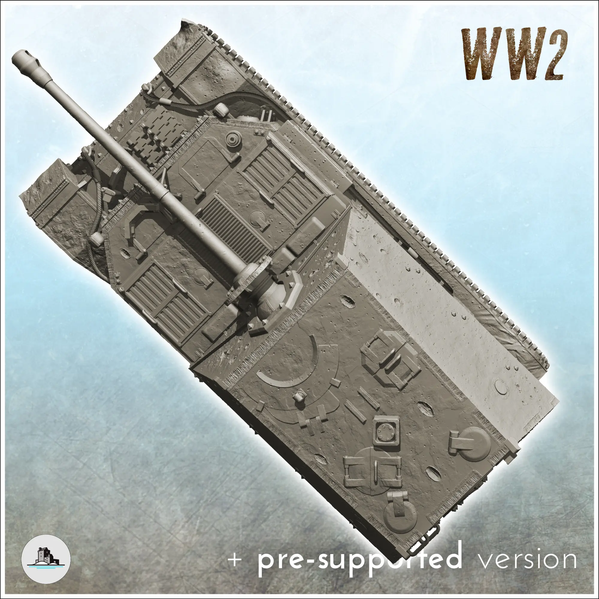 Jagdpanzer Ferdinand - WW2 German Flames War Bolt Action