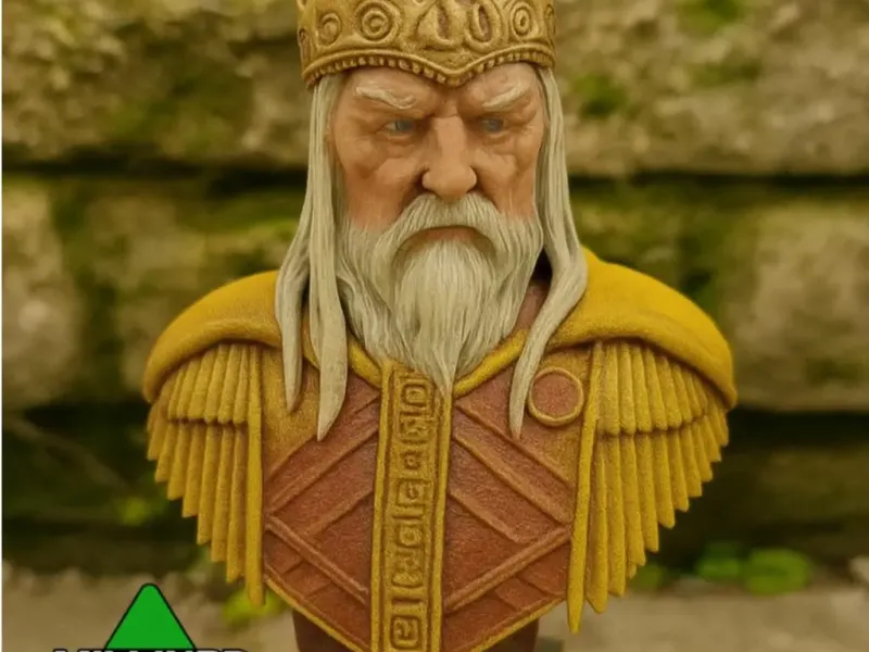 King Theoden of Rohan LOTR The Lord of the Rings Bust Statue