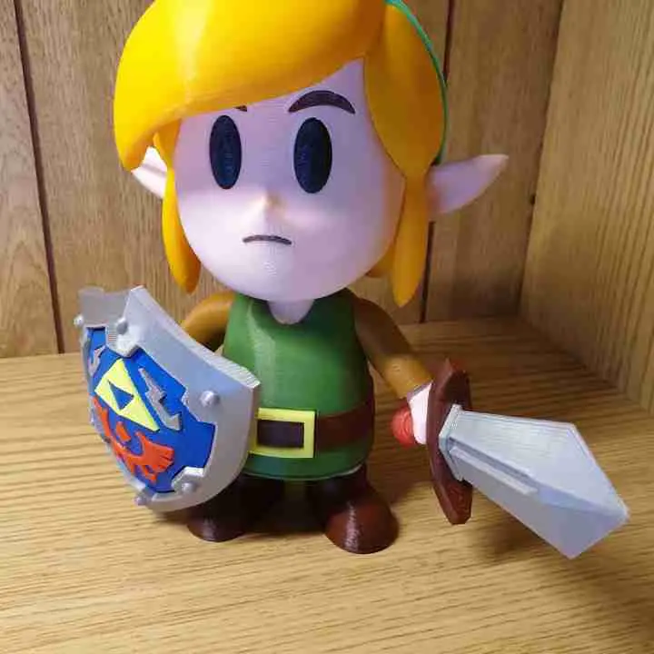 塞尔达传说-织梦岛 林克Q版 Link from Link's Awakening game- Multicolored