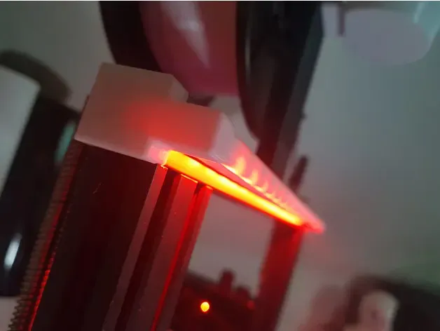 打印机led灯改装支架