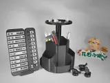 Rotating Pen Holder and Task Planner 旋转笔筒 计划打卡器-7
