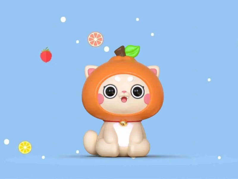 水果猫咪——桔桔