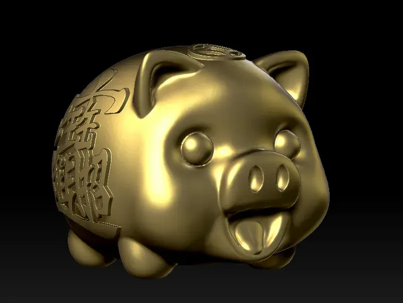 金猪存钱罐