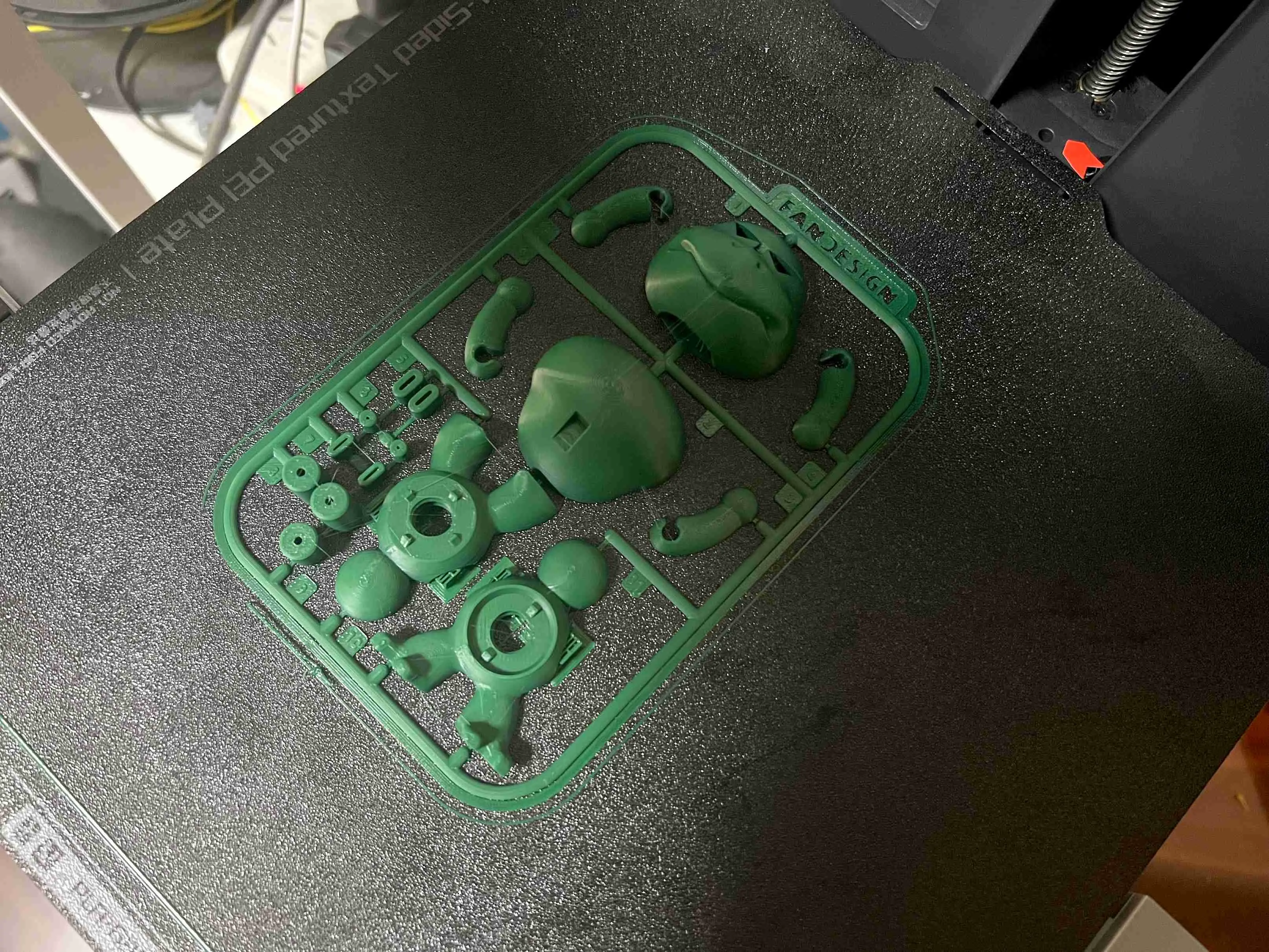 3D打印忍者神龟拼装模型