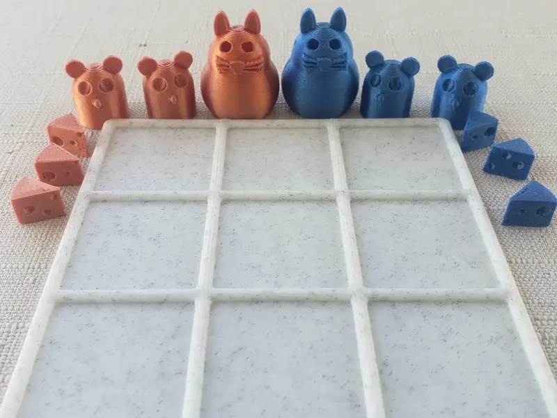 TicTacToe Cheese Mouse Cat