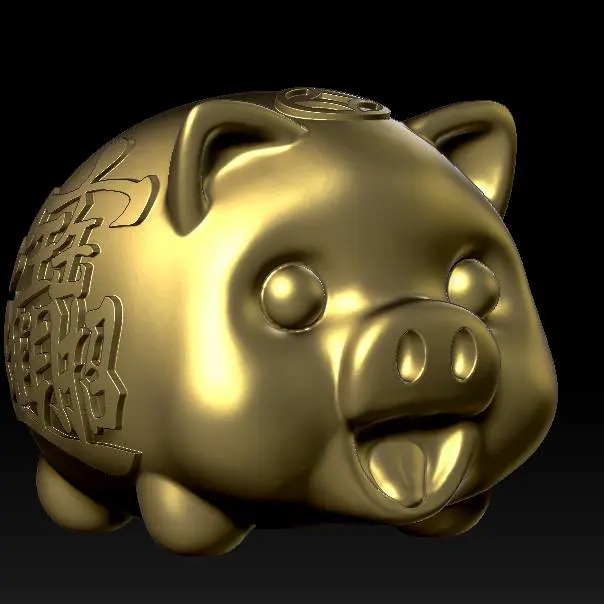 金猪存钱罐