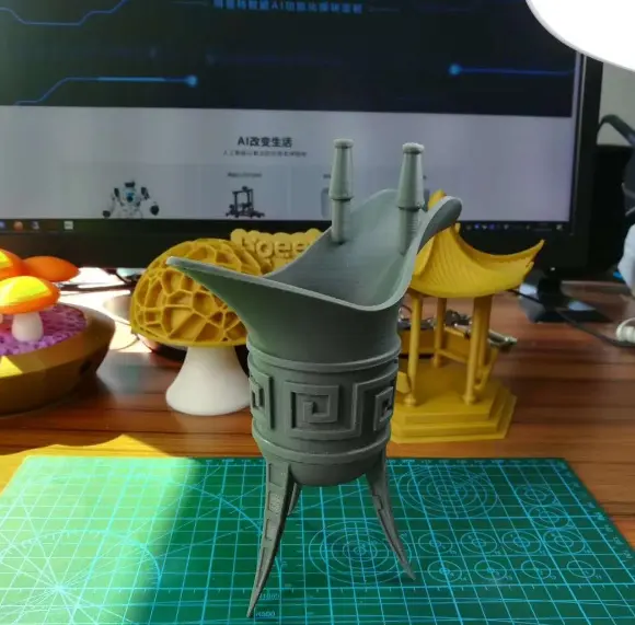 青铜爵古代酒杯