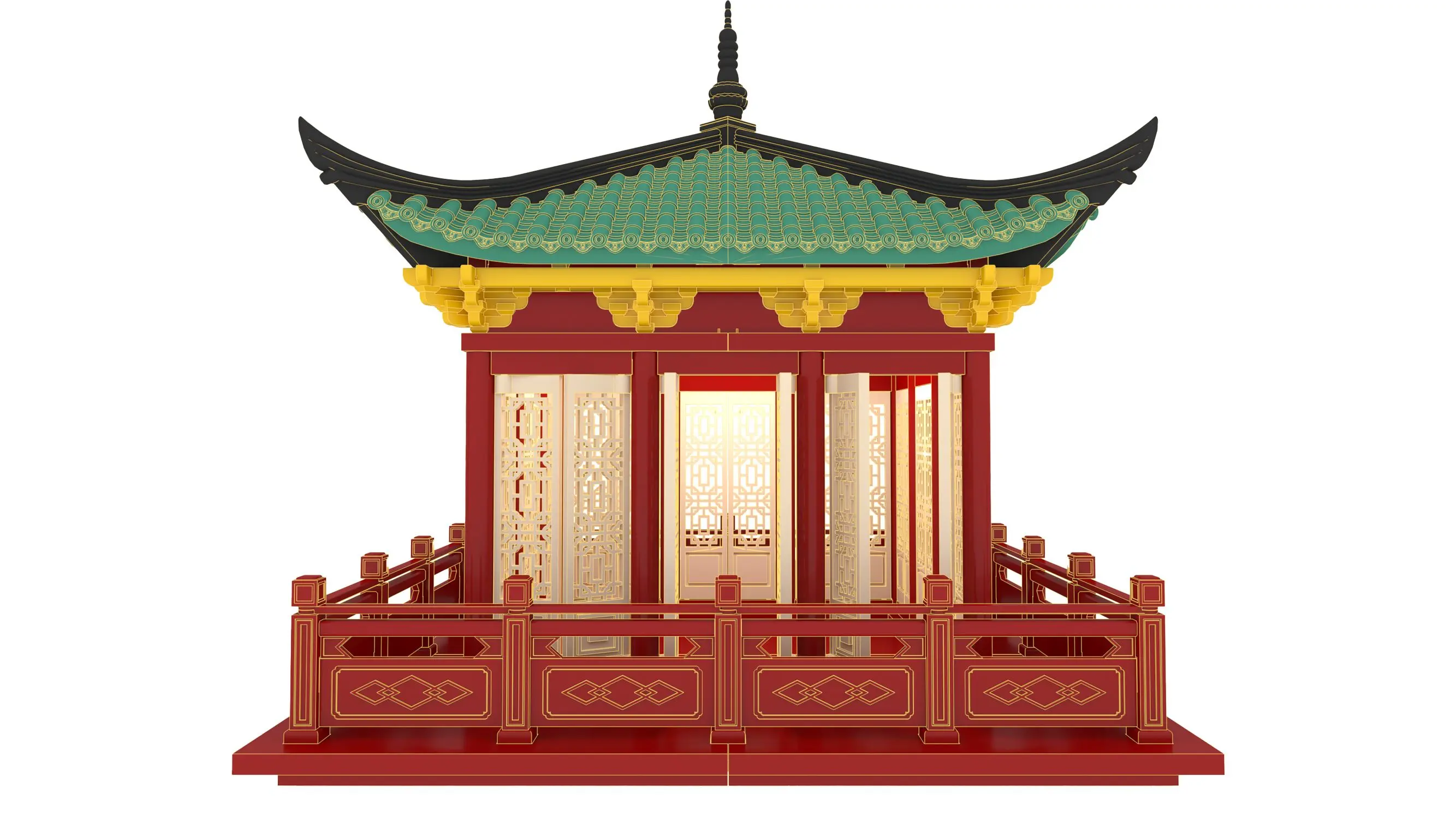 婺女洲塔(拼装版+无需拼装版）